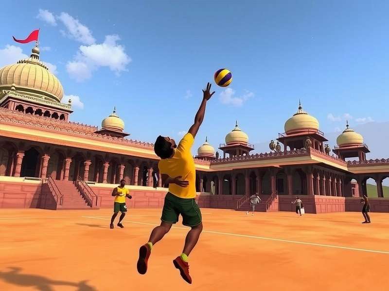 Taj Volley Emperor Gameplay Screenshot